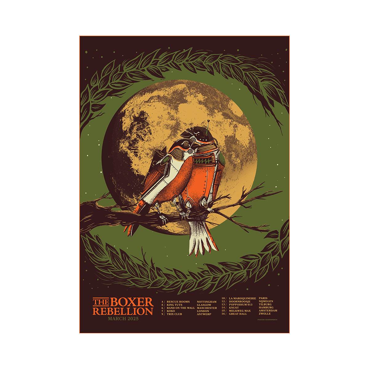 The Boxer Rebellion Limited Tour poster