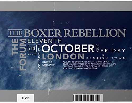 The Boxer Rebellion Live At The Forum CD