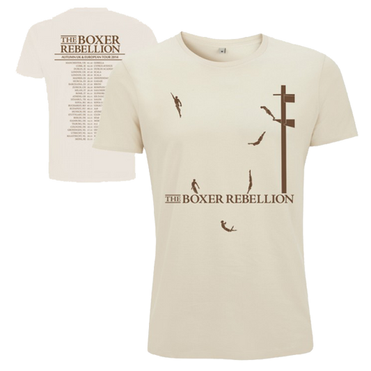 The Boxer Rebellion Flying Pool Tour 2014  T-Shirt Ecru
