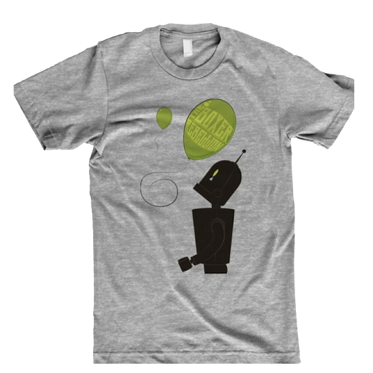 The Boxer Rebellion Sad Robot  T-Shirt Sport Grey